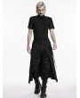 Punk Rave Black Gothic Punk Personalized Street Skirt for Men