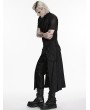 Punk Rave Black Gothic Punk Personalized Street Skirt for Men