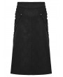 Punk Rave Black Gothic Punk Personalized Street Skirt for Men