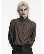 Punk Rave Black Gothic Jacquard Corset Belt for Men