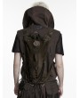 Punk Rave Coffee Gothic Skull Studs Punk Chain Backpack
