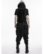 Punk Rave Black Gothic Skull Studs Punk Chain Backpack