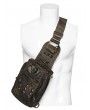 Punk Rave Coffee Gothic Punk Skull Studded Backpack