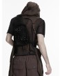 Punk Rave Black Gothic Punk Skull Studded Backpack