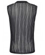 Punk Rave Black Gothic Punk Street Rebel Visual Vest Top for Men