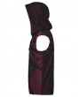 Punk Rave Black and Red Punk Gothic Printed Hooded Tank Top for Men