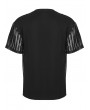Punk Rave Black Gothic Mesh Cage Short Sleeves T-Shirts for Men