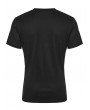 Punk Rave Black Gothic Printed Punk Mesh Spliced T-Shirt for Men