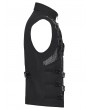Punk Rave Black Gothic Punk Asymmetrical Fake Two-Piece Vest for Men