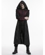 Punk Rave Black and Red Assassin's Creed Gothic Embroidered Coat for Men