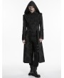 Punk Rave Black Assassin's Creed Gothic Embroidered Coat for Men
