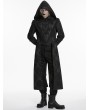 Punk Rave Black Assassin's Creed Gothic Embroidered Coat for Men