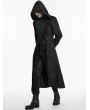 Punk Rave Black Assassin's Creed Gothic Embroidered Coat for Men