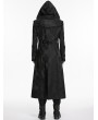 Punk Rave Black Assassin's Creed Gothic Embroidered Coat for Men