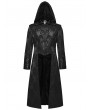 Punk Rave Black Assassin's Creed Gothic Embroidered Coat for Men