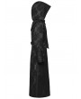 Punk Rave Black Assassin's Creed Gothic Embroidered Coat for Men