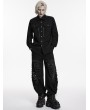 Punk Rave Black Handsome Punk Zipper Gothic Shirt for Men