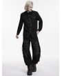 Punk Rave Black Handsome Punk Zipper Gothic Shirt for Men