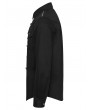 Punk Rave Black Handsome Punk Zipper Gothic Shirt for Men