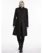 Punk Rave Black Dark Gothic Punk Functional Hooded Jacket for Men