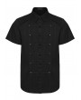 Punk Rave Black Punk Gothic Skull Frog Button Shirt for Men