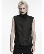 Punk Rave Black Dark Gothic Punk Functional Vest for Men