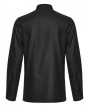 Punk Rave Black Gothic Dark Punk Asymmetric Placket Shirt for Men