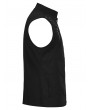 Punk Rave Black Gothic Cyberpunk Rivets Zipper Vest for Men