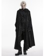 Punk Rave Black Gothic Night Bat Wing Hooded Cloak for Men