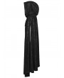 Punk Rave Black Gothic Night Bat Wing Hooded Cloak for Men