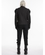 Punk Rave Black Gothic Punk Functional Future Armor Coat for Men