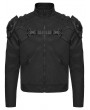 Punk Rave Black Gothic Punk Functional Future Armor Coat for Men