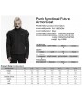 Punk Rave Black Gothic Punk Functional Future Armor Coat for Men