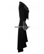 Punk Rave Vintage Black Velvet Gothic Long Coat for Women