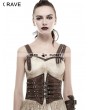 Punk Rave Coffee Buckle Loops Steampunk Girdle