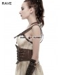 Punk Rave Coffee Buckle Loops Steampunk Girdle