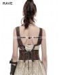 Punk Rave Coffee Buckle Loops Steampunk Girdle