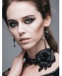 Devil Fashion Black Rose Romantic Gothic Necklace for Women