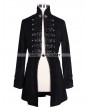 Devil Fashion Black Double-Breasted Gothic Palace Style Coat for Men