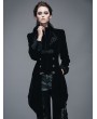 Devil Fashion Black Vintage Gothic Swallow Tail Jacket for Women