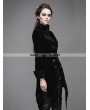 Devil Fashion Black Vintage Gothic Swallow Tail Jacket for Women