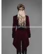 Devil Fashion Red Vintage Gothic Swallow Tail Jacket for Women