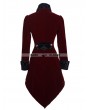 Devil Fashion Red Vintage Gothic Swallow Tail Jacket for Women