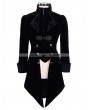 Devil Fashion Black Vintage Gothic Swallow Tail Jacket for Men