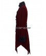 Devil Fashion Red Vintage Gothic Swallow Tail Jacket for Men