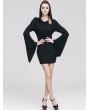 Devil Fashion Black Gothic Witch Sexy Hooded Dress for Women