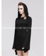 Devil Fashion Black Gothic Witch Sexy Hooded Dress for Women
