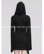 Devil Fashion Black Gothic Witch Sexy Hooded Dress for Women