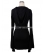 Devil Fashion Black Gothic Witch Sexy Hooded Dress for Women