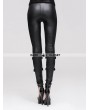 Devil Fashion Black Skull Rivet Gothic Punk Legging for Women